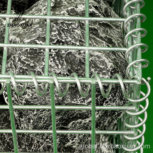 Welded Galvanized Gabion Hot Dipped Galvanized Welded Gabion Cage Factory